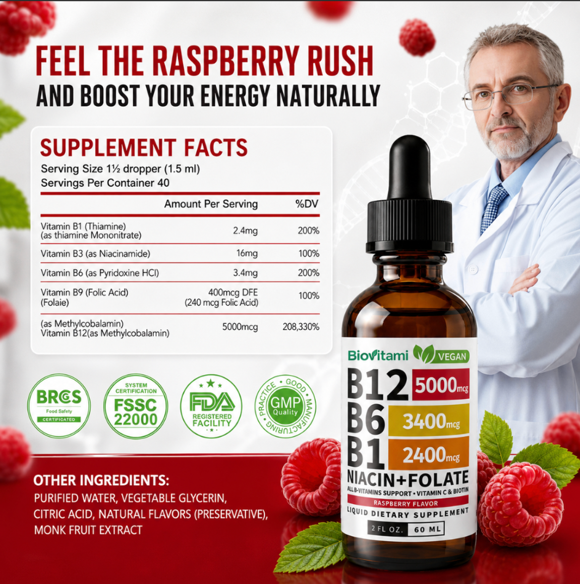 Biovitami B-Power Drops